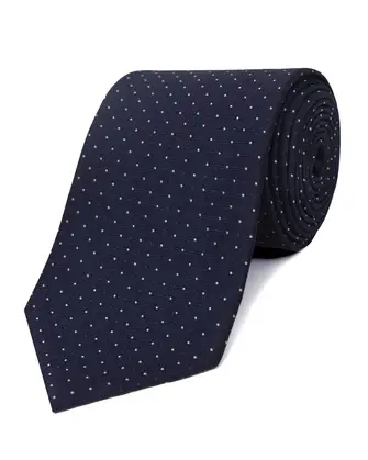 Corbata corcel con diseño morada