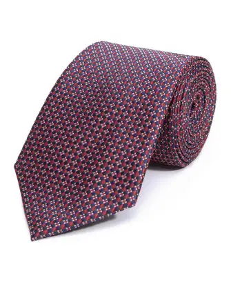 Corbata corcel con diseño roja