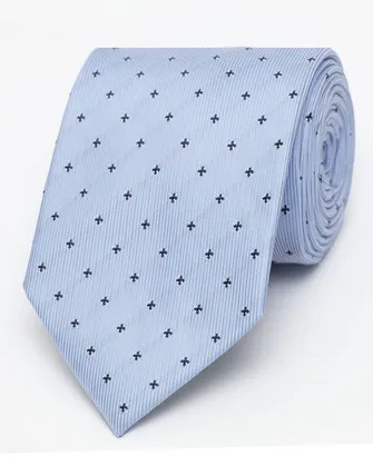 Corbata corcel con diseño celeste