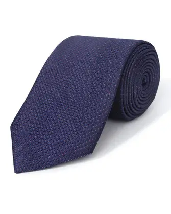 Corbata corcel con diseño azul