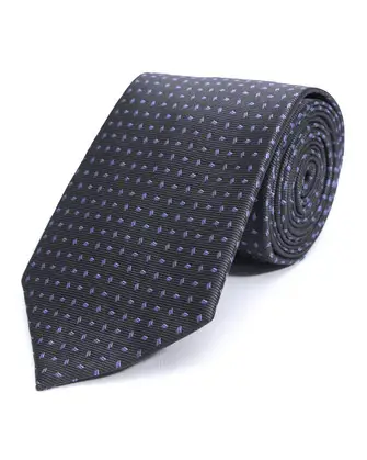 Corbata corcel con diseño gris