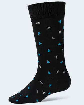 Calcetines negro con diseño