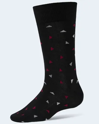 Calcetines negro con diseño