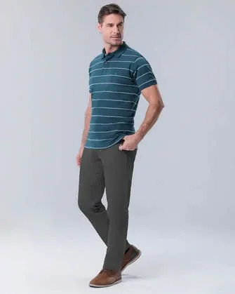 Pantalón casual corduroy 5 pocket gris