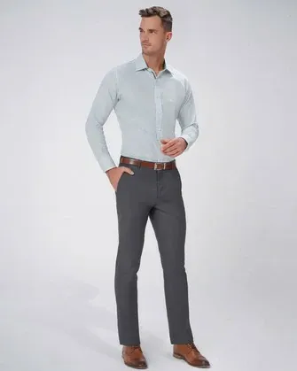 Pantalón de vestir slim fit   gris