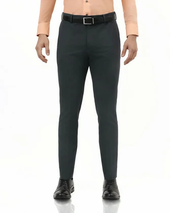 Pantalón de vestir slim fit active flex gris