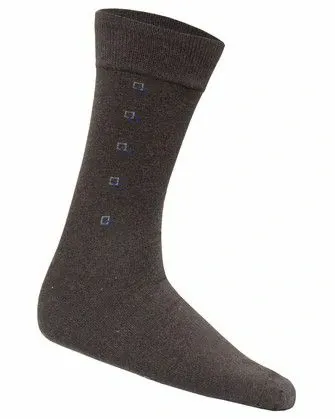 Calcetines brown squareds