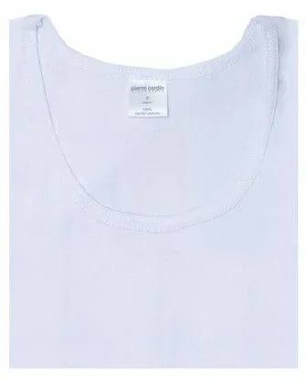 Camiseta blanca sin mangas