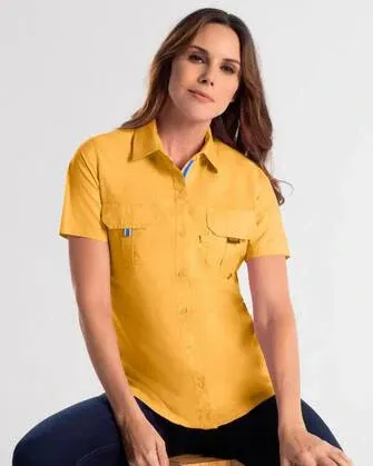 Blusa casual manga larga performance amarilla