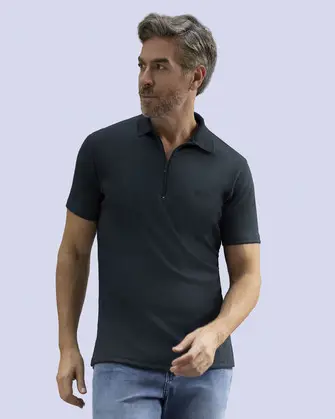 Camisa sport premium cotton d+ azul
