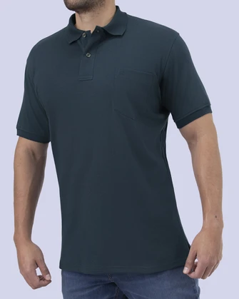 Camisa polo jersey lisa