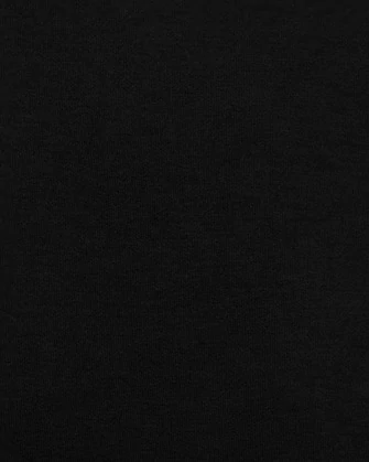 Camiseta cuello redondo lisa manga corta negra