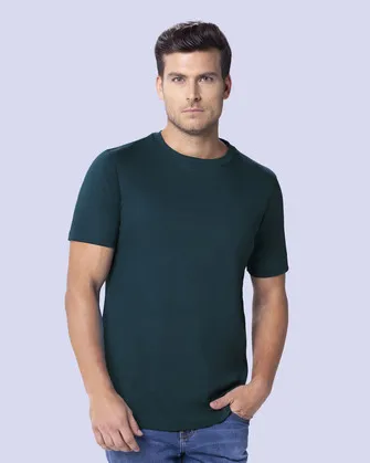 Camiseta premium cotton d+ verde oscuro