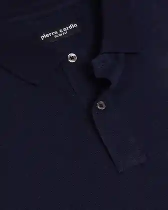 Camisa sport diseño slim fit manga corta azul