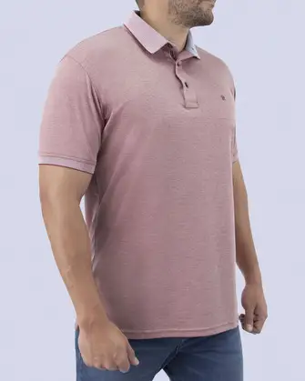 Camisa sport diseño slim fit manga corta vino