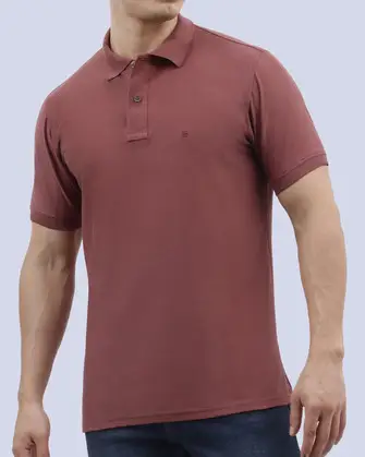 Camisa sport diseño slim fit manga corta vino